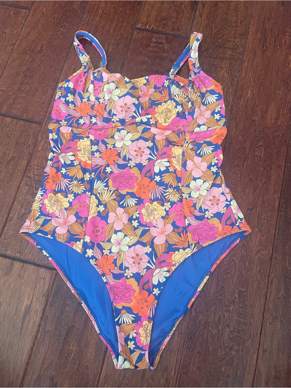 Rip Curl Floral One-Piece Swimsuit - Blue Multi